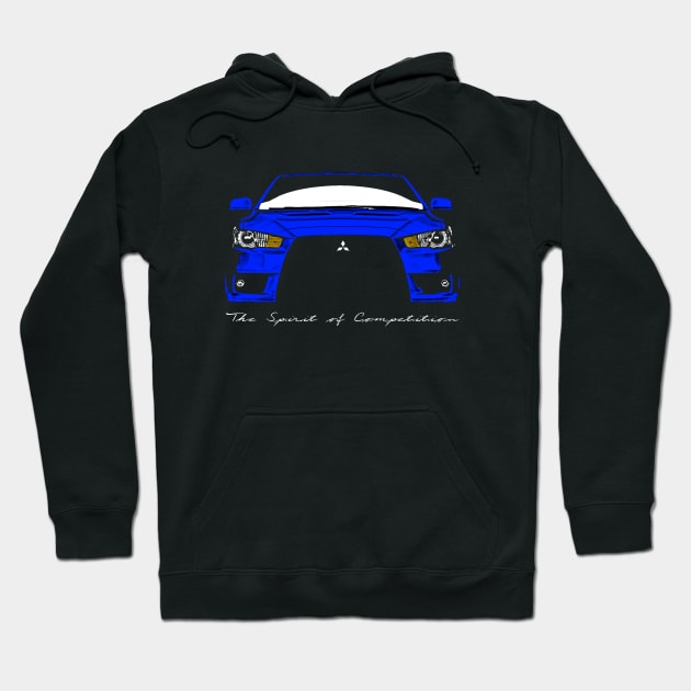 Evolution X (Blue) Hoodie by BoxcutDC